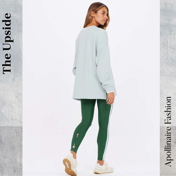 The Upside Austin Crew Neck in Light Blue Sweatshirt Medium New - Picture 4 of 8